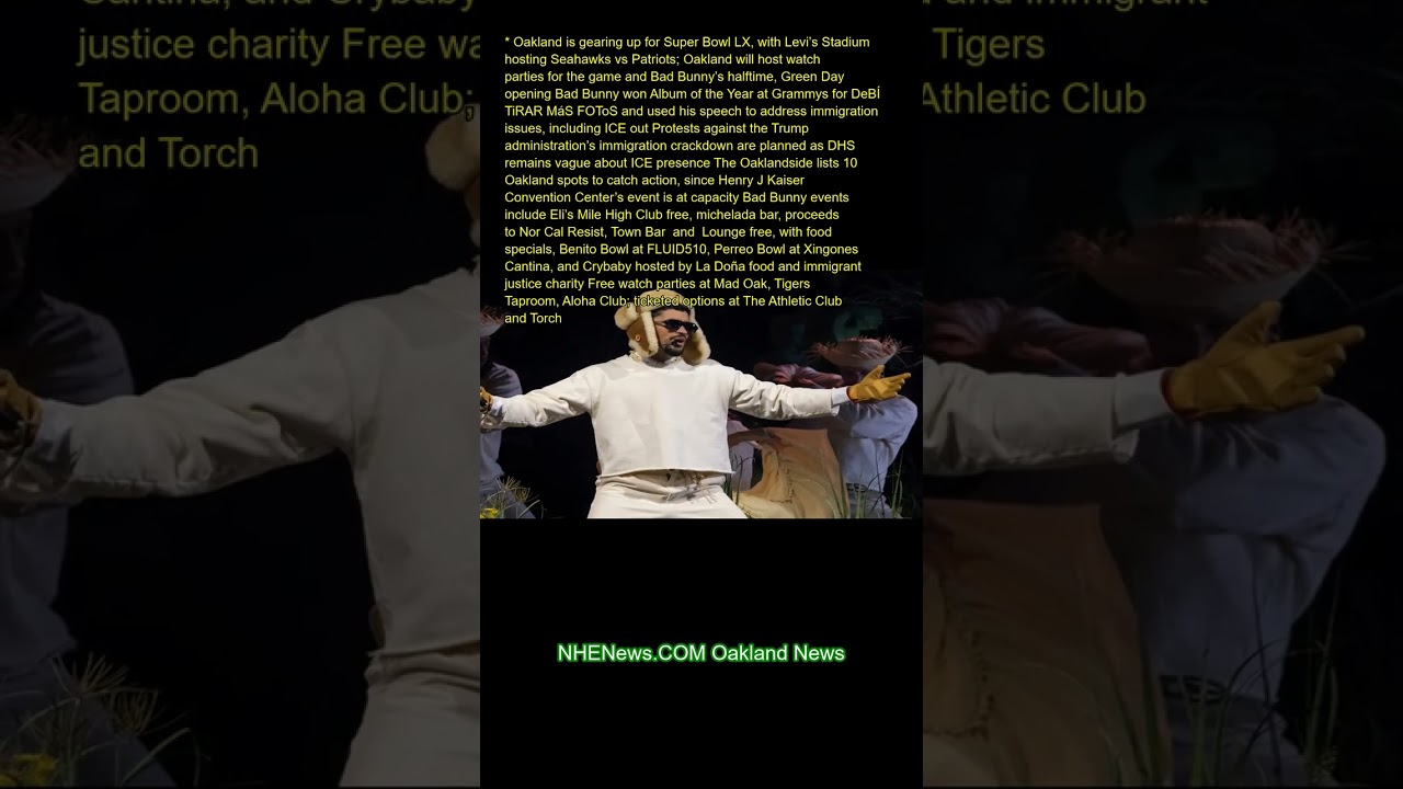 Oakland is gearing up for Super Bowl LX, with Levi’s Stadium hosting Seahawks vs Patriots; Oakland w Vlog Oakland is gearing up for Super Bowl LX, with Levi’s Stadium hosting Seahawks vs Patriots; Oakland w Vlog