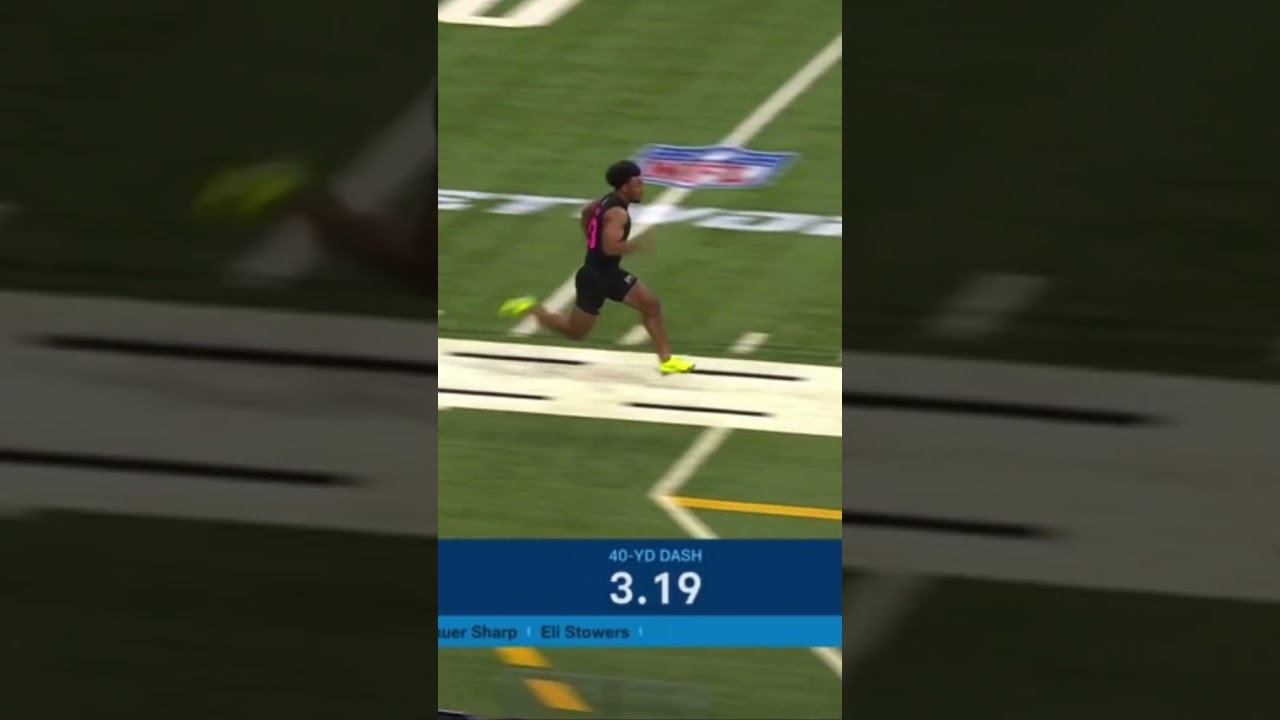 Oregon TE Kenyon Sadiq runs a 4.40u 40-Yard Dash #nfl #nfldraft #nflcombine #sports #football Oregon TE Kenyon Sadiq runs a 4.40u 40-Yard Dash #nfl #nfldraft #nflcombine #sports #football