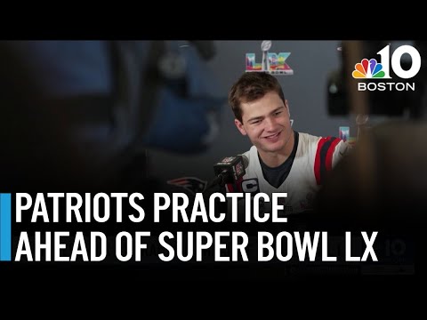 Patriots back at practice ahead of Super Bowl LX Vlog Patriots back at practice ahead of Super Bowl LX Vlog