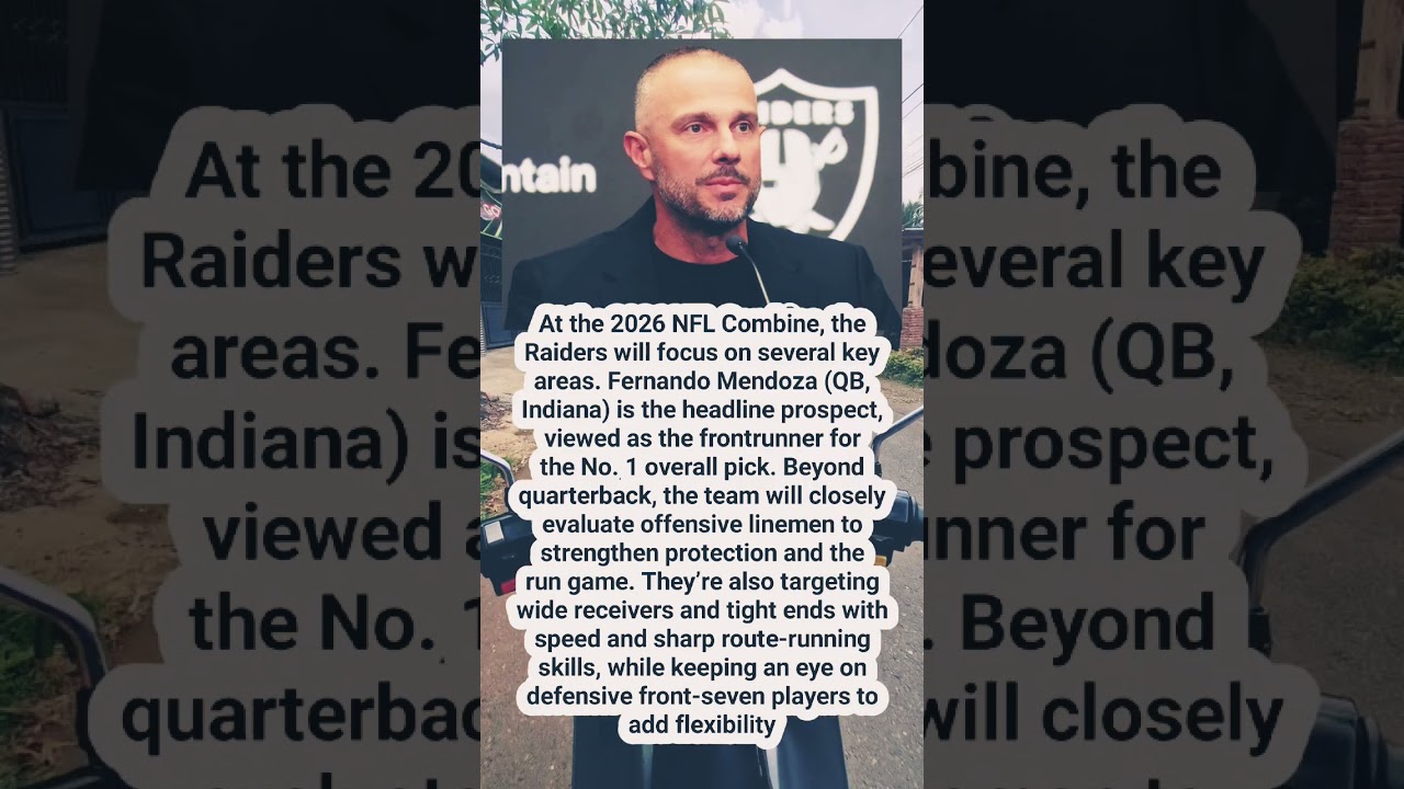 Prospects to Watch for Raiders at NFL Combine #nfl #usa #trump Vlog Prospects to Watch for Raiders at NFL Combine #nfl #usa #trump Vlog