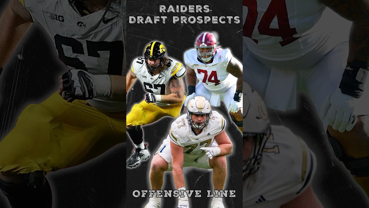 RAIDERS 2026 DRAFT PROSPECTS : O-LINE ☠️🏴☠️ RAIDERS 2026 DRAFT PROSPECTS : O-LINE ☠️🏴☠️