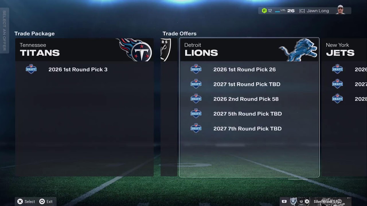 S2: 2026 NFL DRAFT (Real Prospects) – TENNESSEE TITANS – MADDEN 26:FRANCHISE S2: 2026 NFL DRAFT (Real Prospects) – TENNESSEE TITANS – MADDEN 26:FRANCHISE