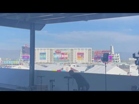 Setting the stage for Super Bowl LX – time lapse edition. Vlog Setting the stage for Super Bowl LX – time lapse edition. Vlog