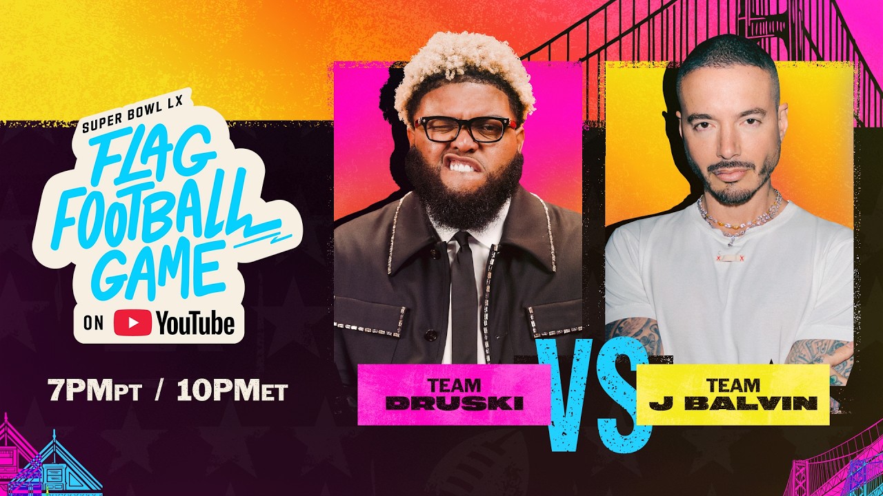 Sketch & Team Druski @ the YouTube SBLX Flag Football Game Sketch & Team Druski @ the YouTube SBLX Flag Football Game