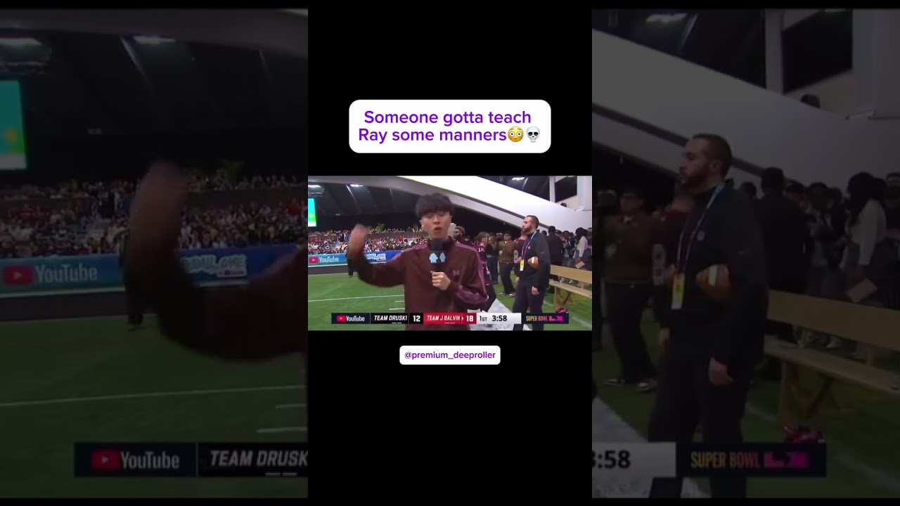 Someone gotta teach Ray some manners😳💀 #ray #flagfootball #nfl #football #funny #manners #streamer Someone gotta teach Ray some manners😳💀 #ray #flagfootball #nfl #football #funny #manners #streamer