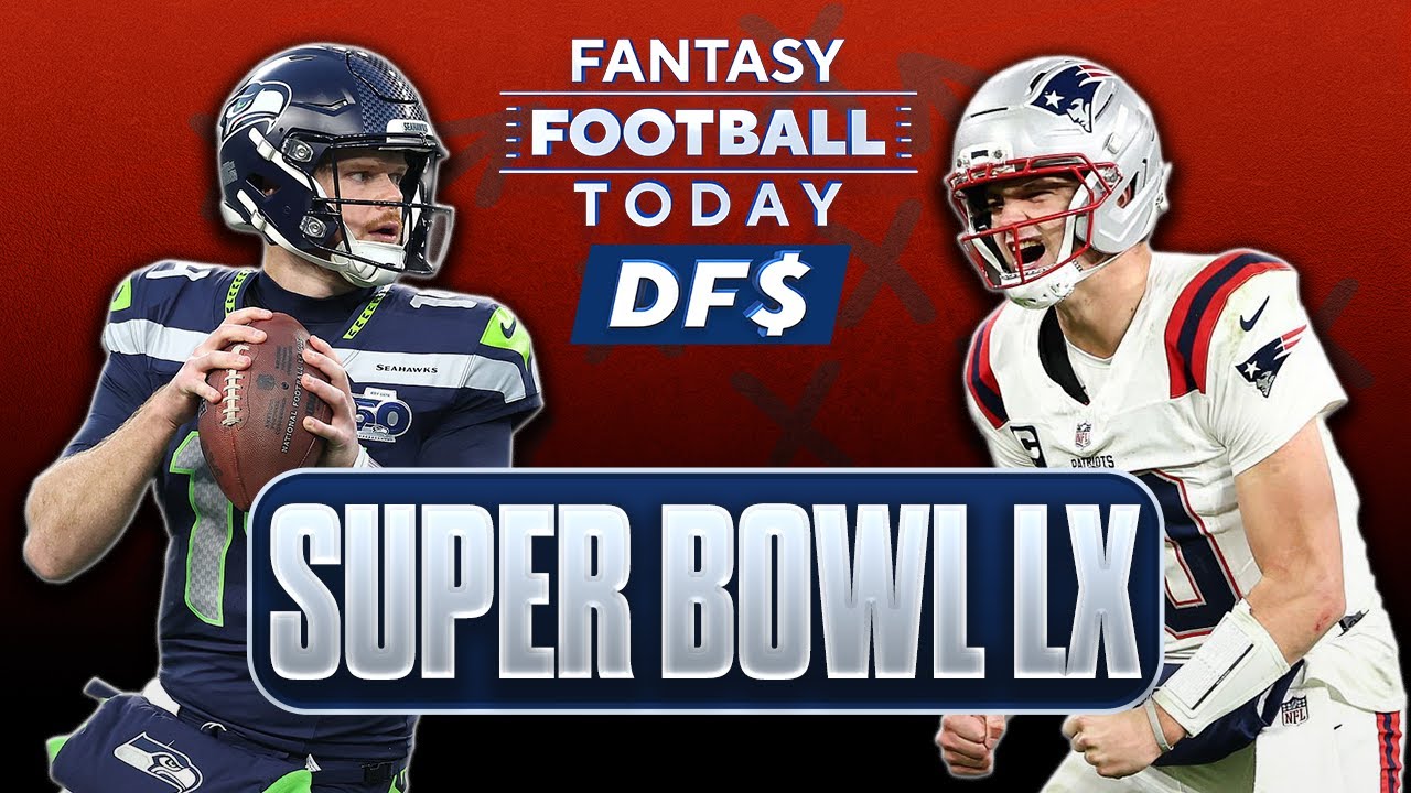 Super Bowl LX DFS Preview: Main Slate Lineups, Picks, Stacks and Ownership I FFT DFS Vlog Super Bowl LX DFS Preview: Main Slate Lineups, Picks, Stacks and Ownership I FFT DFS Vlog