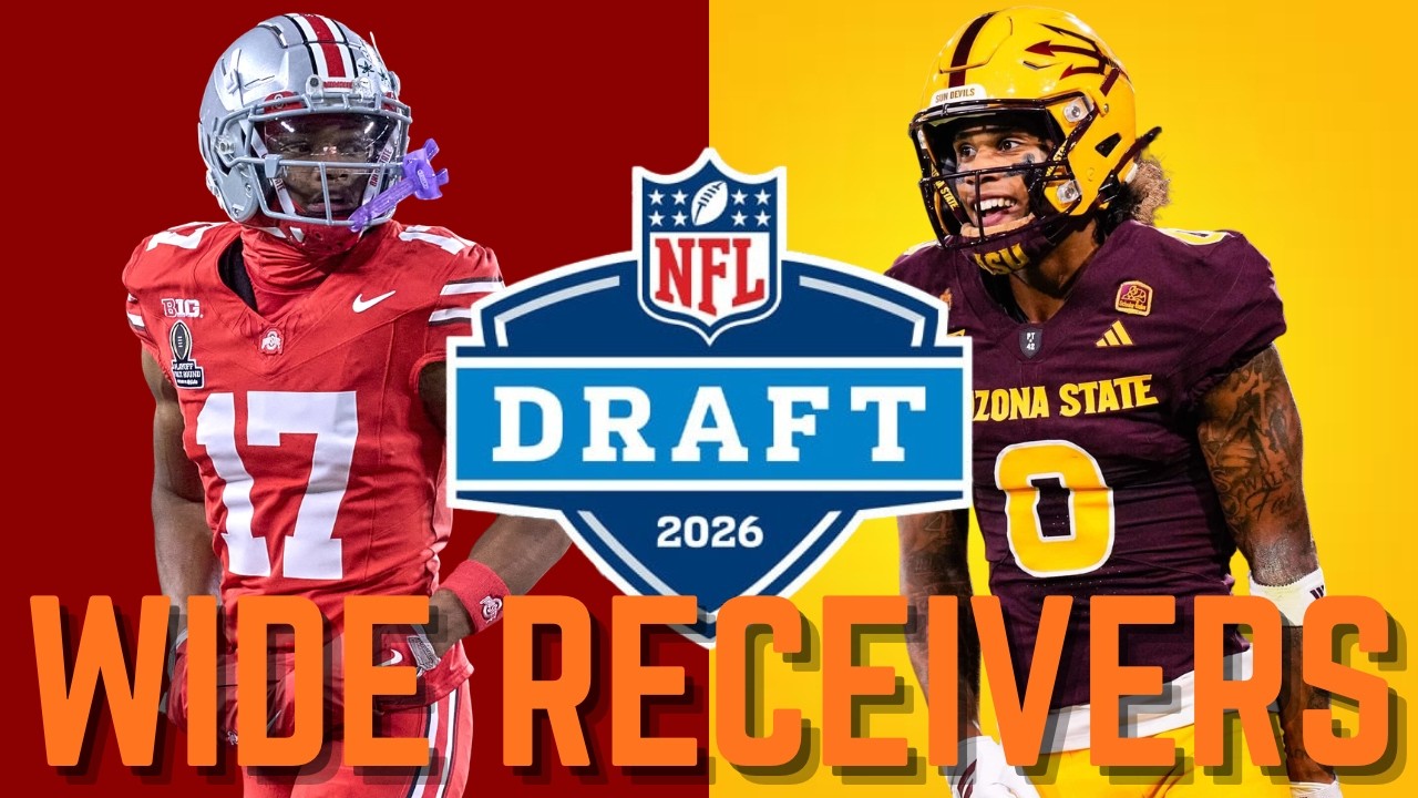 The Top 10 WIDE RECEIVERS in The 2026 NFL Draft Class | Pre-Combine Rankings Vlog The Top 10 WIDE RECEIVERS in The 2026 NFL Draft Class | Pre-Combine Rankings Vlog
