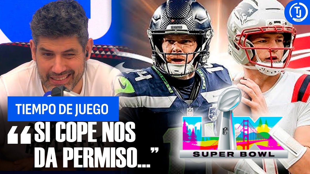 TIEMPO DE JUEGO DARÁ EN DIRECTO LA SUPER BOWL LX: “TENEMOS QUE NOMBRAR UN SUCESOR POR SI ACASO…” Vlog TIEMPO DE JUEGO DARÁ EN DIRECTO LA SUPER BOWL LX: “TENEMOS QUE NOMBRAR UN SUCESOR POR SI ACASO…” Vlog