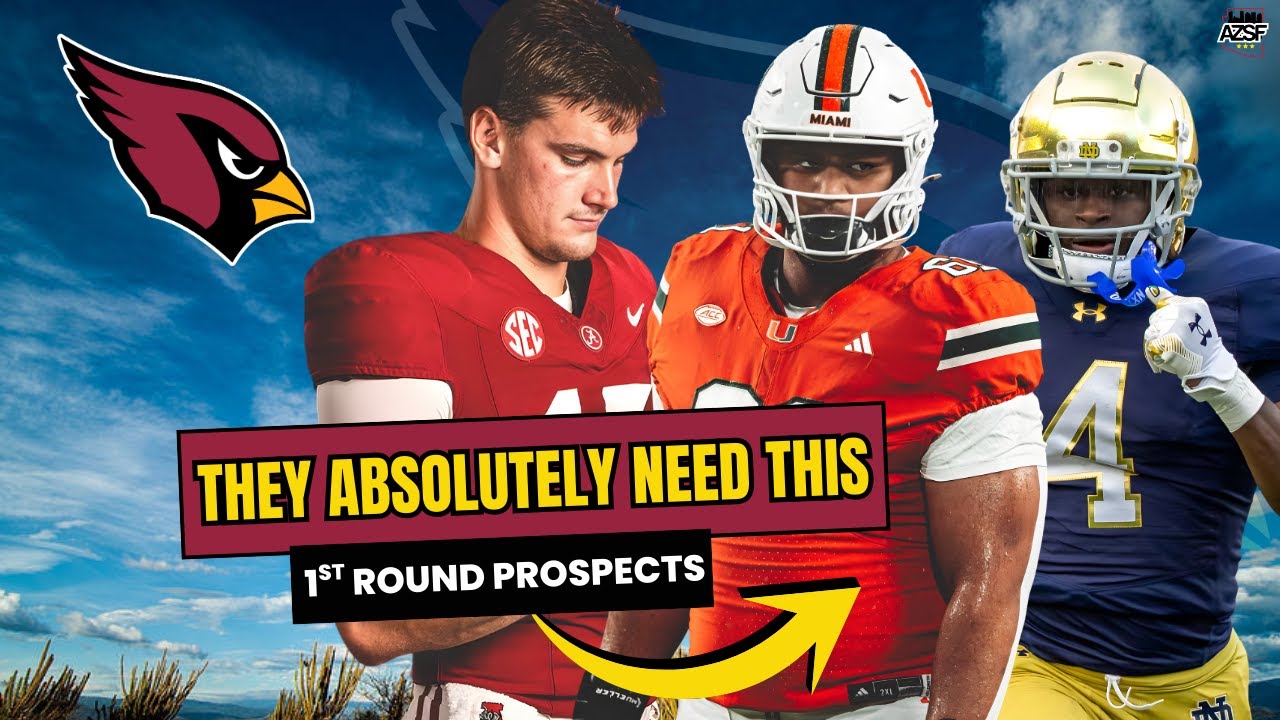 Top 5 MUST-HAVE Prospects For The 2026 Arizona Cardinals | CAN’T MISS Prospects! Top 5 MUST-HAVE Prospects For The 2026 Arizona Cardinals | CAN’T MISS Prospects!