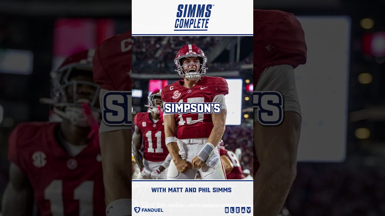 Ty Simpson is a TOP prospect #SimmsComplete #NFL #TySimpson Ty Simpson is a TOP prospect #SimmsComplete #NFL #TySimpson