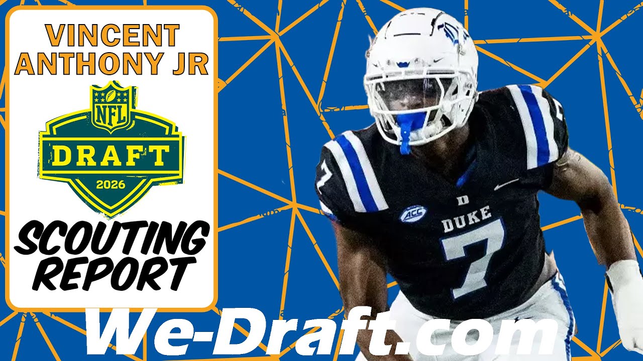 Vincent Anthony Jr Draft Evaluation | 6’6″ EDGE With High Pass Rush Ceiling Vincent Anthony Jr Draft Evaluation | 6’6″ EDGE With High Pass Rush Ceiling