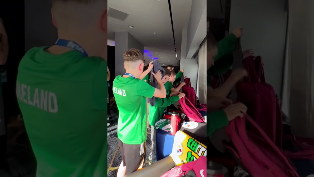 We surprised Team Ireland with Steelers gear at the NFL Flag 13U International Championships π We surprised Team Ireland with Steelers gear at the NFL Flag 13U International Championships π