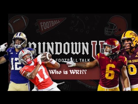Who is WR1 in 2026 NFL Draft Class|Rundown U Who is WR1 in 2026 NFL Draft Class|Rundown U