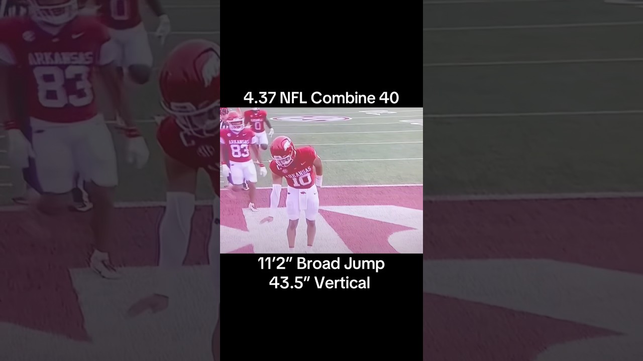 Arkansas Razorbacks QB Taylen Green Breaks Records At NFL Combine #college #football #sec #nfldraft Arkansas Razorbacks QB Taylen Green Breaks Records At NFL Combine #college #football #sec #nfldraft