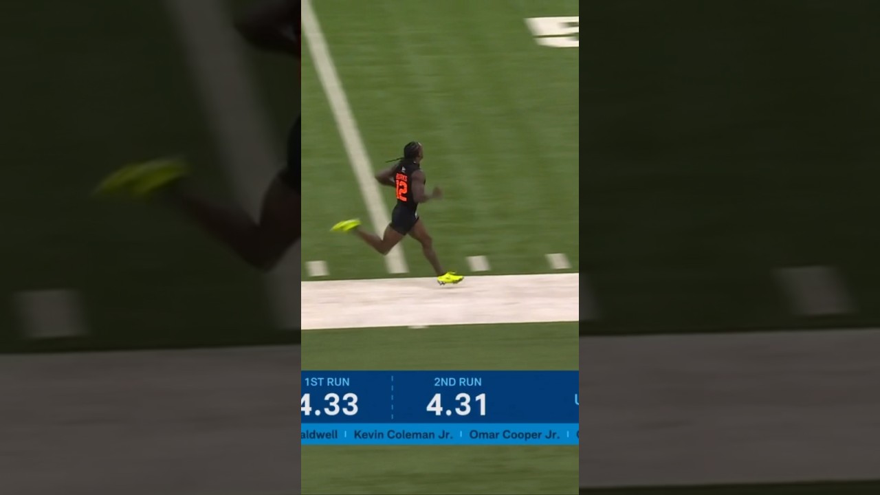 Deion Burks runs a 4.31u 40-Yard Dash! #nfl #nfldraft #nflcombine #football #sports Deion Burks runs a 4.31u 40-Yard Dash! #nfl #nfldraft #nflcombine #football #sports