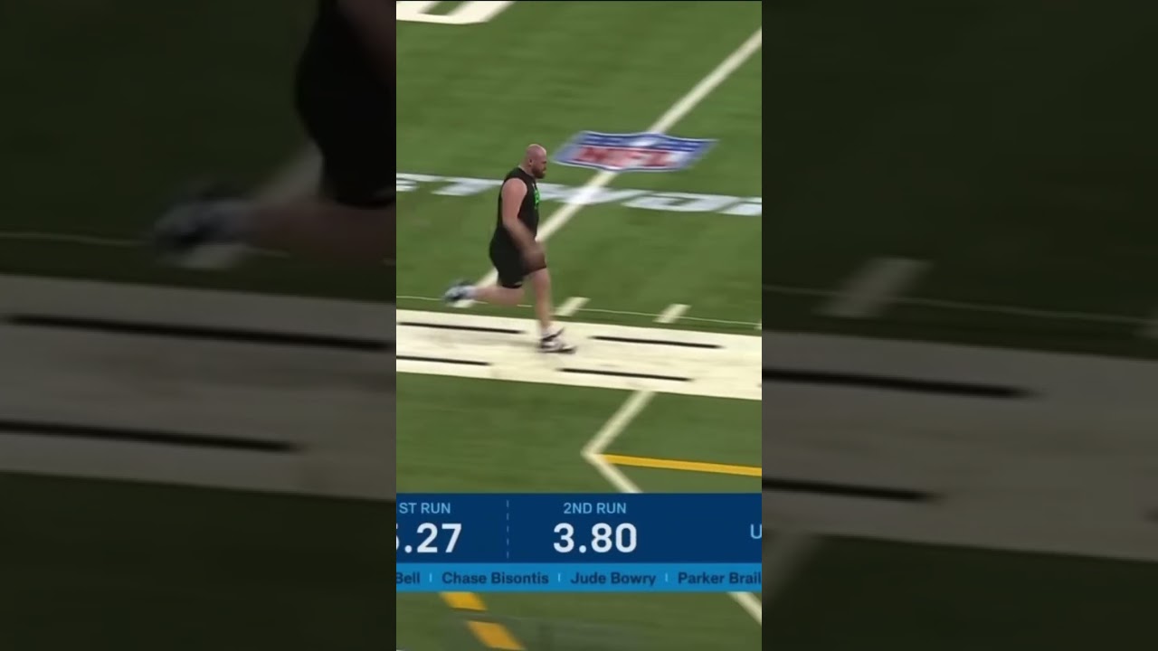 Evan Beerntsen OL 40 Yard Dash #nfl #football #nflcombine #40yarddash #fyp Evan Beerntsen OL 40 Yard Dash #nfl #football #nflcombine #40yarddash #fyp