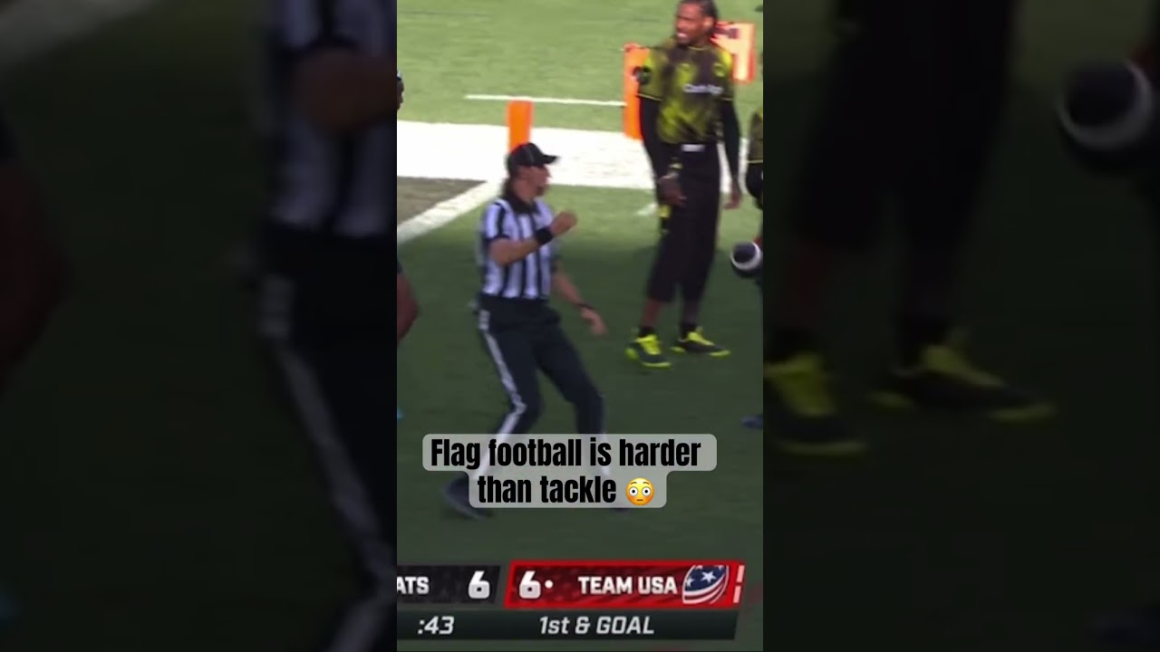 Flag football is harder than tackle 😳 #nfl #trendingshorts #shorts #viralshorts #shorts Flag football is harder than tackle 😳 #nfl #trendingshorts #shorts #viralshorts #shorts