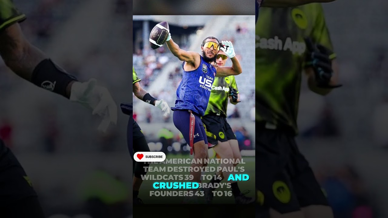 Flag Football Team USA Humbles NFL Stars Flag Football Team USA Humbles NFL Stars
