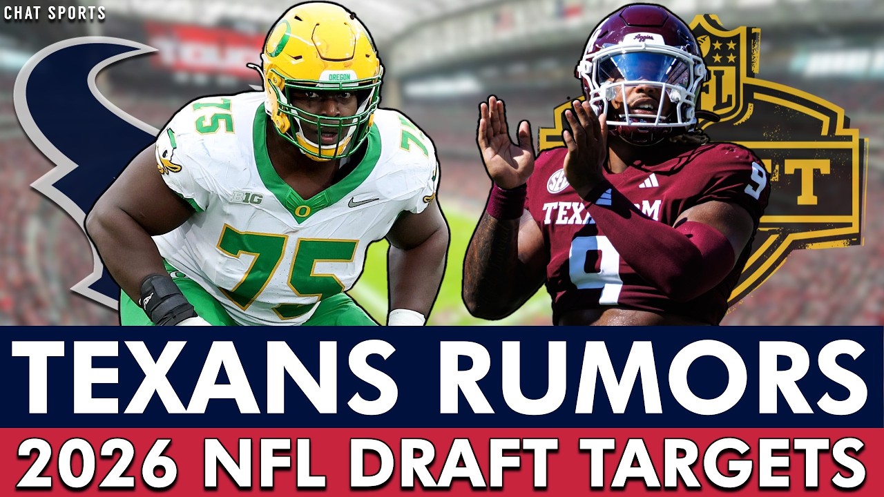 Houston Texans Zeroing In On The Top Prospects In The 2026 NFL Draft 🎯 Houston Texans Zeroing In On The Top Prospects In The 2026 NFL Draft 🎯