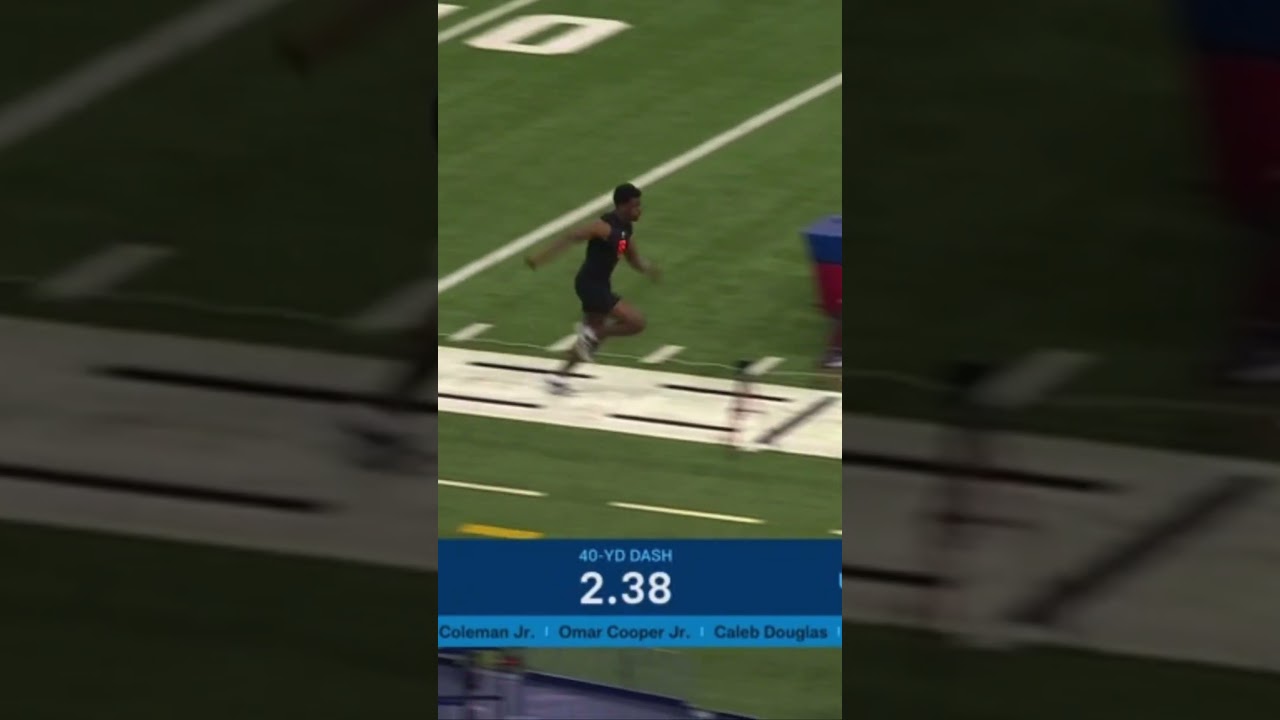 Jeff Caldwell runs a 4.32u 40-Yard Dash! #nfl #nflcombine #nfldraft #sports #football Jeff Caldwell runs a 4.32u 40-Yard Dash! #nfl #nflcombine #nfldraft #sports #football