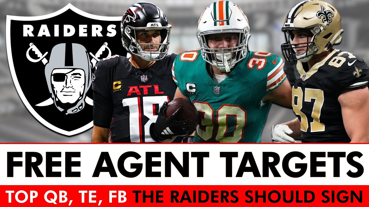 Las Vegas Raiders Free Agent Targets At QB, FB, TE Before 2026 NFL Free Agency Las Vegas Raiders Free Agent Targets At QB, FB, TE Before 2026 NFL Free Agency