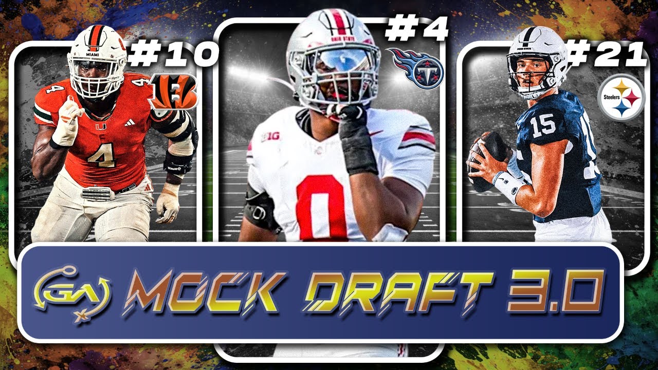 🚨LIVE – Mock Draft 3.0 | 2026 NFL Draft | Post NFL Combine 🚨LIVE – Mock Draft 3.0 | 2026 NFL Draft | Post NFL Combine