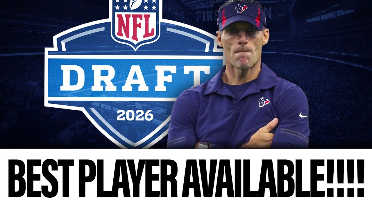 Texans Can Finally Draft BEST PLAYER AVAILABLE | John Harris Interview Texans Can Finally Draft BEST PLAYER AVAILABLE | John Harris Interview
