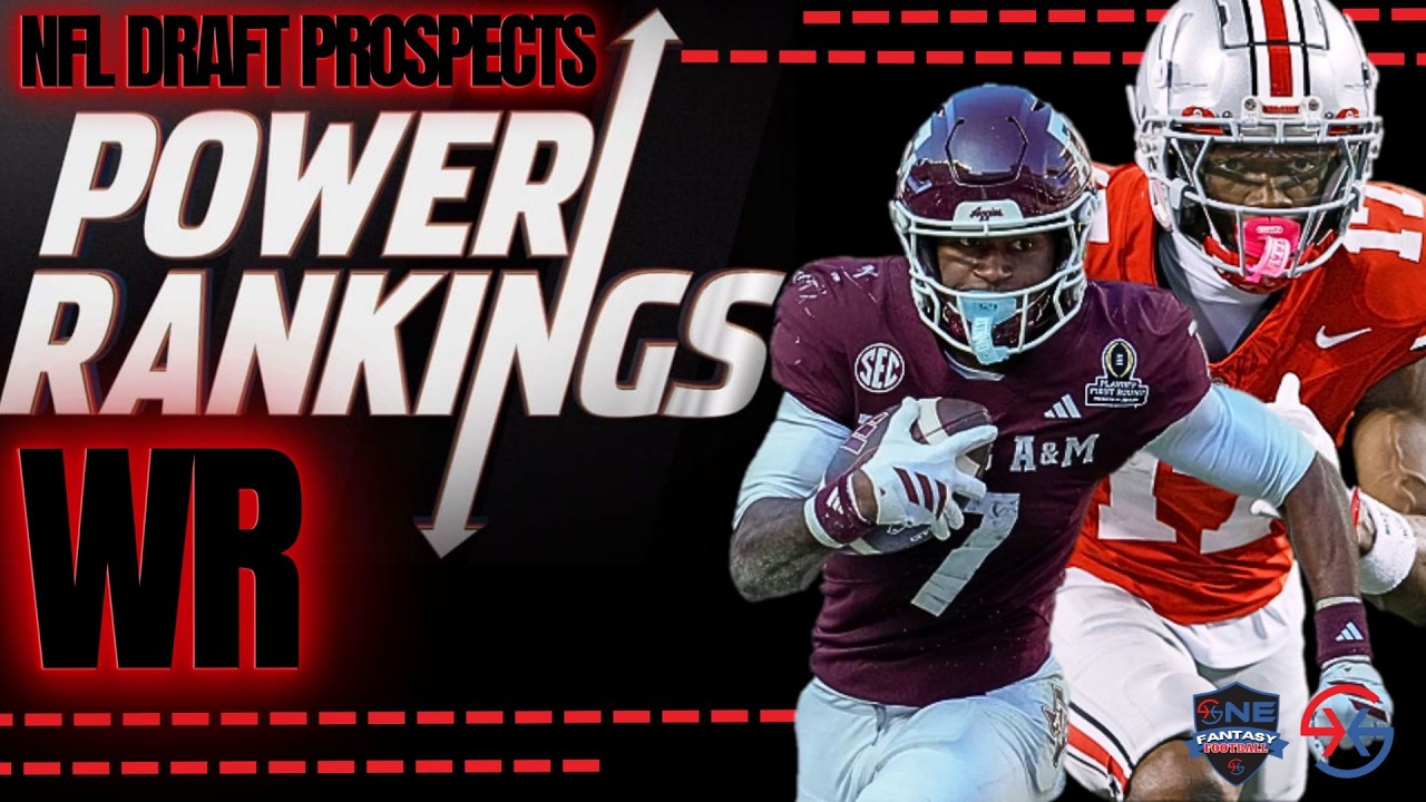 TOP 5 WIDE RECEIVERS – Power Rankings – 2026 NFL Draft – TOP NFL DRAFT PICKS! Fantasy Football TOP 5 WIDE RECEIVERS – Power Rankings – 2026 NFL Draft – TOP NFL DRAFT PICKS! Fantasy Football