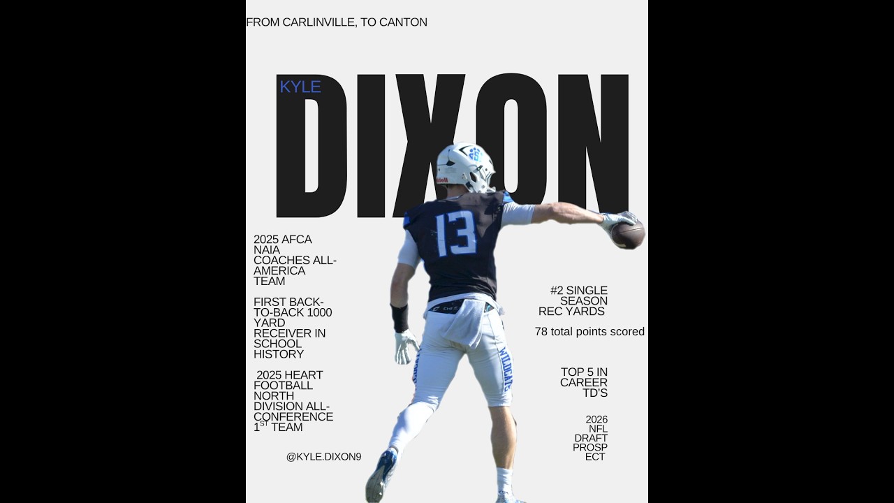 2026 NFL Draft Prospect Kyle Dixon: A Reel Draft and Pro-day insight
