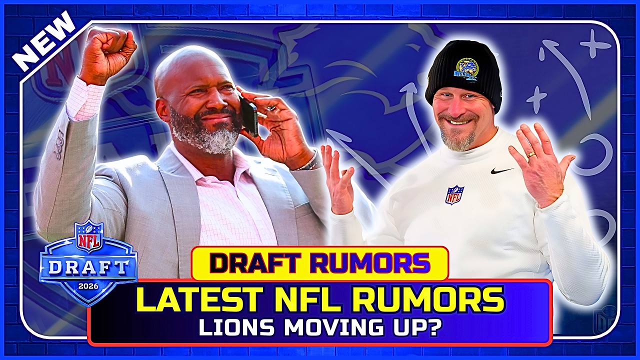 🚨 2026 NFL Draft RUMORS: Lions, Vikings, Bears, Packers