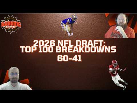 2026 NFL Draft: Top 100 Prospects Revealed! | Part 3 (Players 41–60) 2026 NFL Draft: Top 100 Prospects Revealed! | Part 3 (Players 41–60)