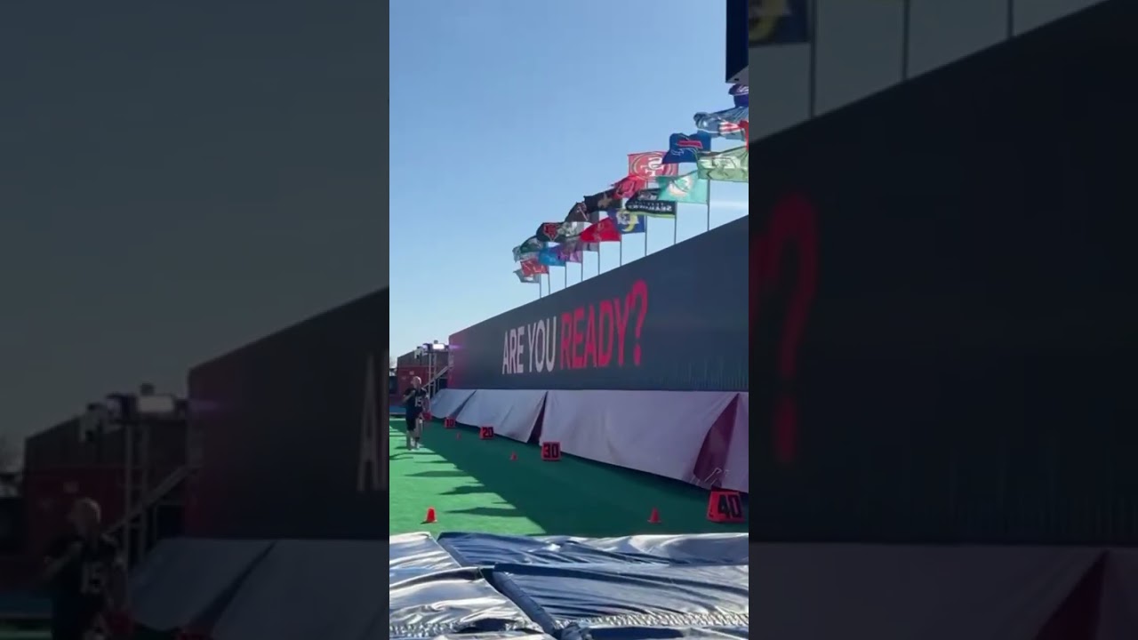 40 yard dash at the NFL combine