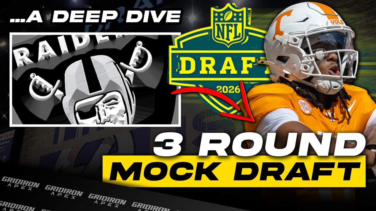 A Deep Dive: Las Vegas Raiders 3 Round Mock Draft (2026 NFL Draft) A Deep Dive: Las Vegas Raiders 3 Round Mock Draft (2026 NFL Draft)