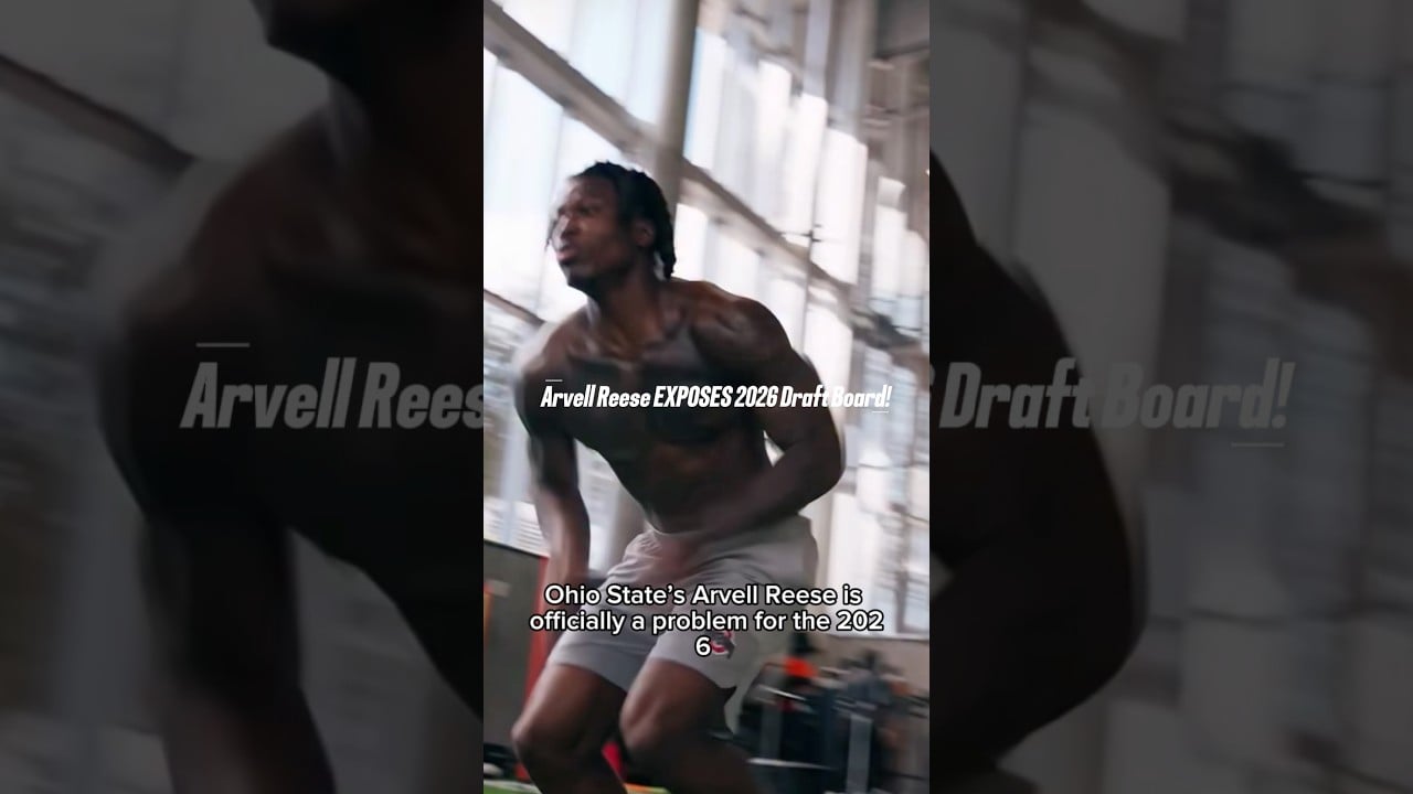 Arvell Reese EXPOSES 2026 Draft Board!  (No. 2 Pick?)