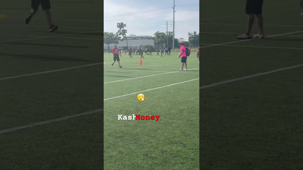 Balls in the AIR 😮‍💨Go get it🔥#kashmoney #flagfootball #nflflag #juniorolympics #hardwork#nfz