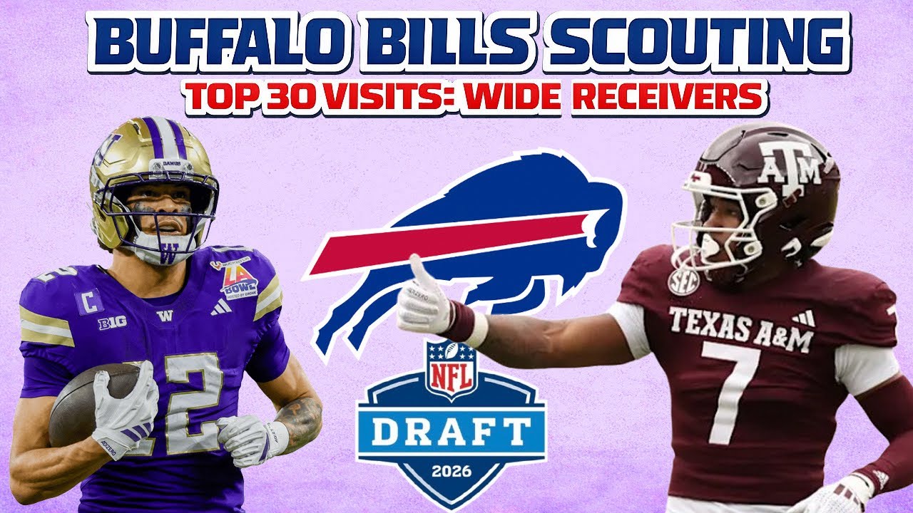 BUFFALO BILLS TOP 30 VISITS: WIDE RECEIVER | 2026 NFL DRAFT SCOUTING | CONCEPCION, BOSTON & MORE