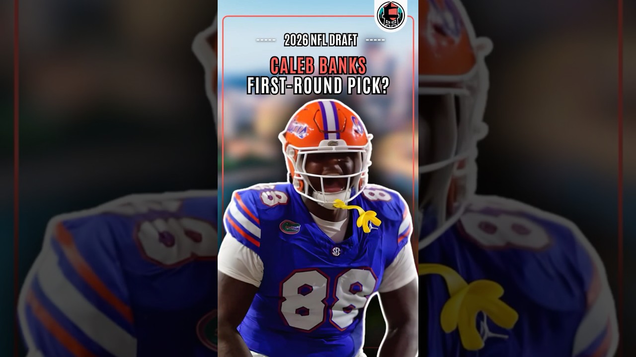 Caleb Banks Will Be a First-Round Pick | 2026 NFL Draft Predictions (#shorts)
