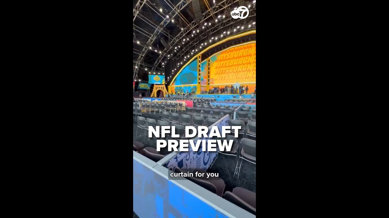Checking out the massive setup for the 2026 NFL Draft in Pittsburgh
