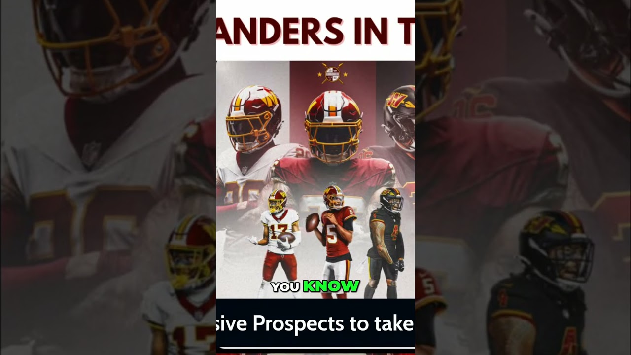 Commanders Draft Talk: Top Prospects & DC Defenders Game! #shorts