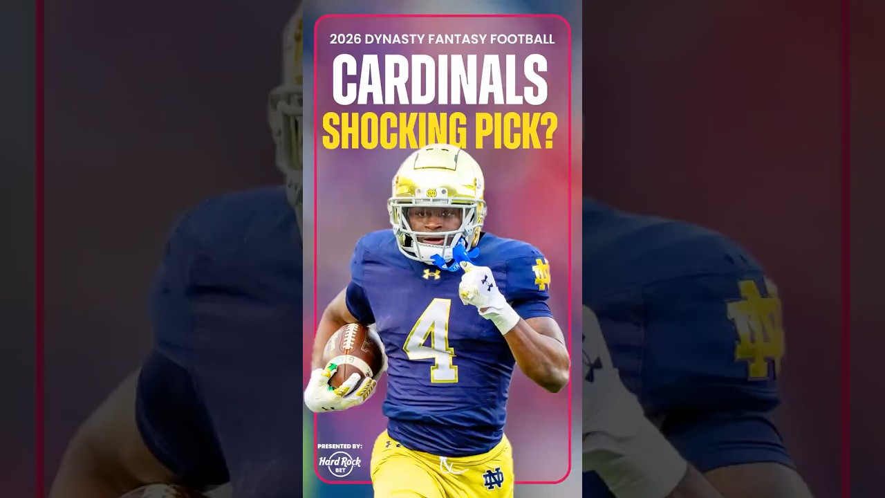 Could the Cardinals SHOCK the NFL Draft with a Top Dynasty Running Back? | Fantasy Football #shorts