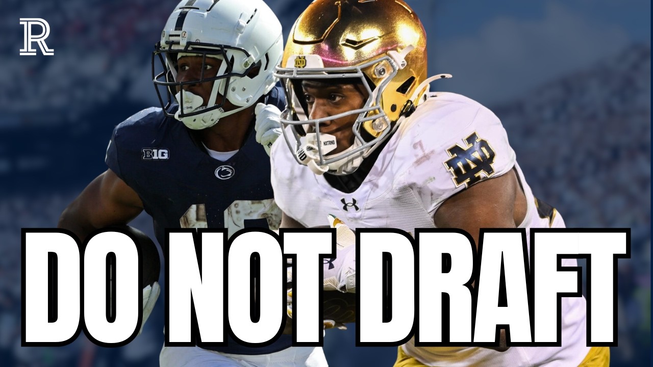 DO NOT DRAFT These 6 Rookies! 2026 NFL Draft Prospects Fantasy Football Managers Should FADE