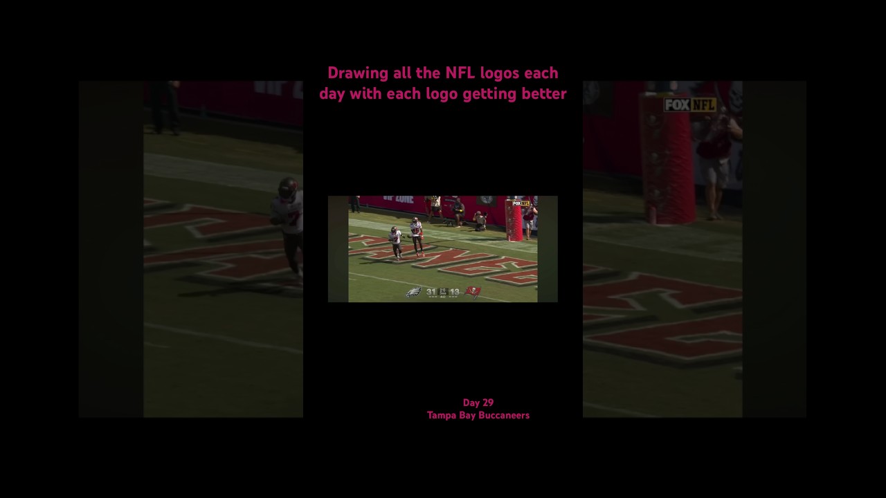 Drawing NFL day29 #flagfootball#football#NFL#tombrady #drawing #logo#dailyshorts#Buccaneers ￼