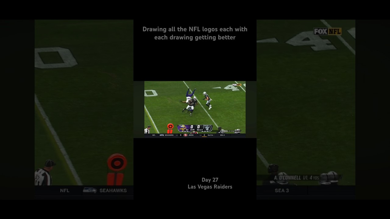 Drawing NFLday27 #flagfootball#football#NFL#tombrady #drawing #logo#dailyshorts #superbowl#raiders