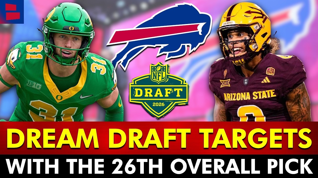 DREAM Buffalo Bills Draft Targets With 26th Pick In 2026 NFL Draft Ft. Jordyn Tyson DREAM Buffalo Bills Draft Targets With 26th Pick In 2026 NFL Draft Ft. Jordyn Tyson