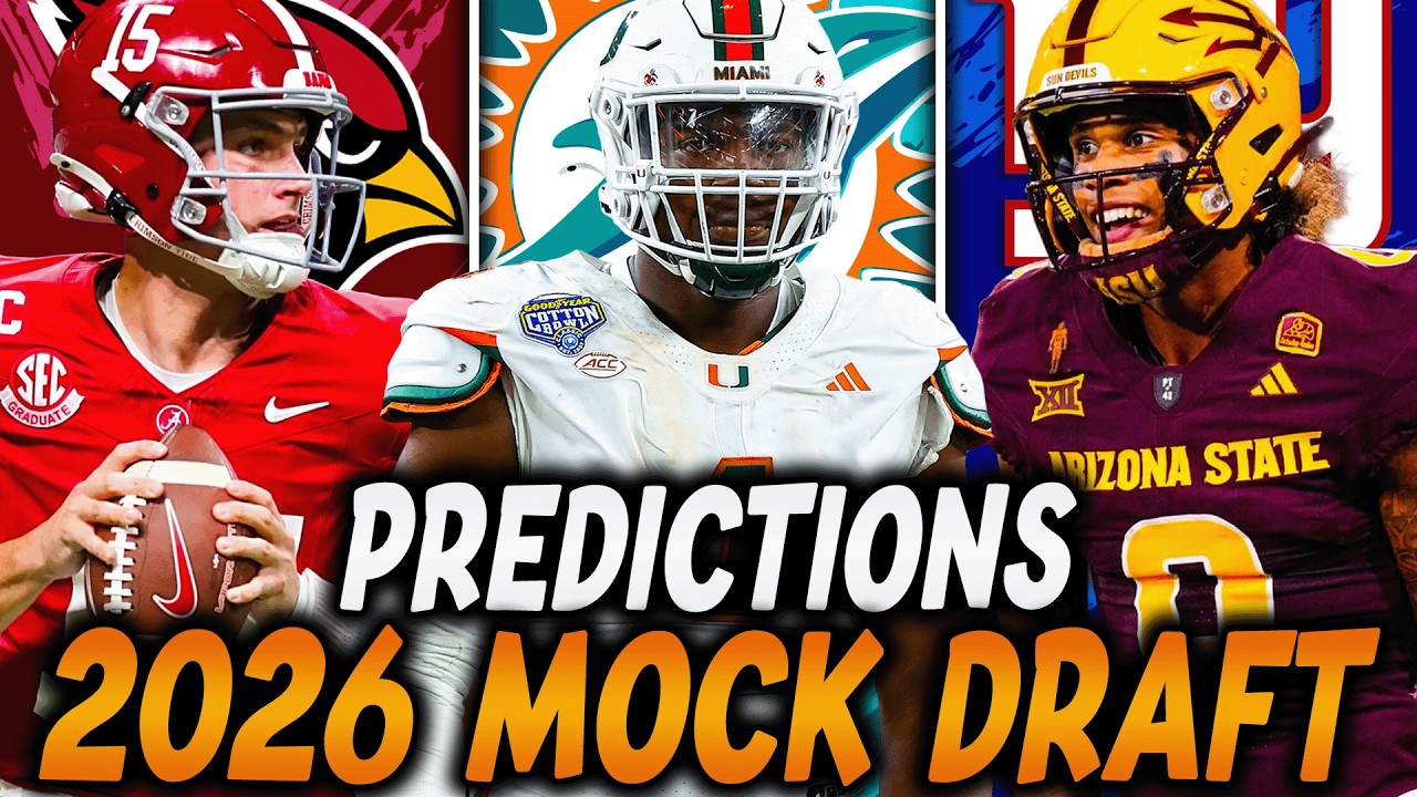 FINAL 2026 NFL Mock Draft | PREDICTING All 32 Picks