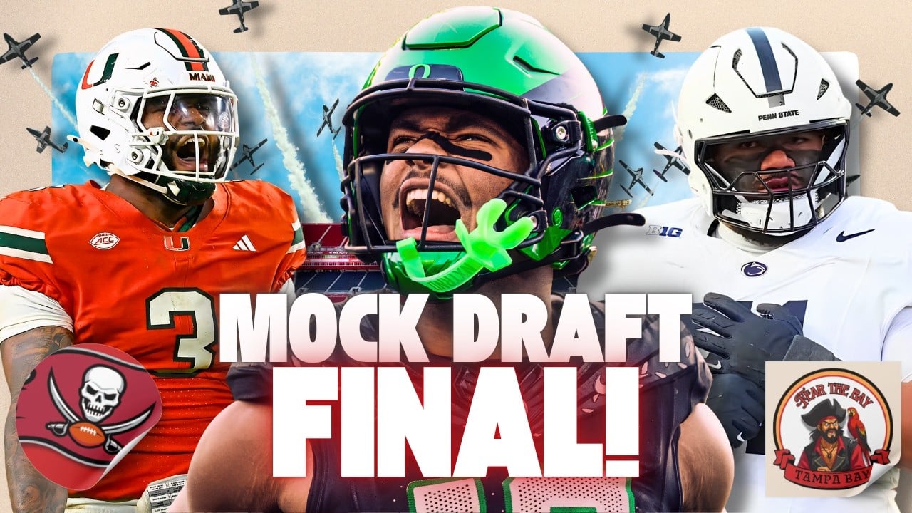 FINAL Buccaneers Mock Draft | 2026 NFL Draft