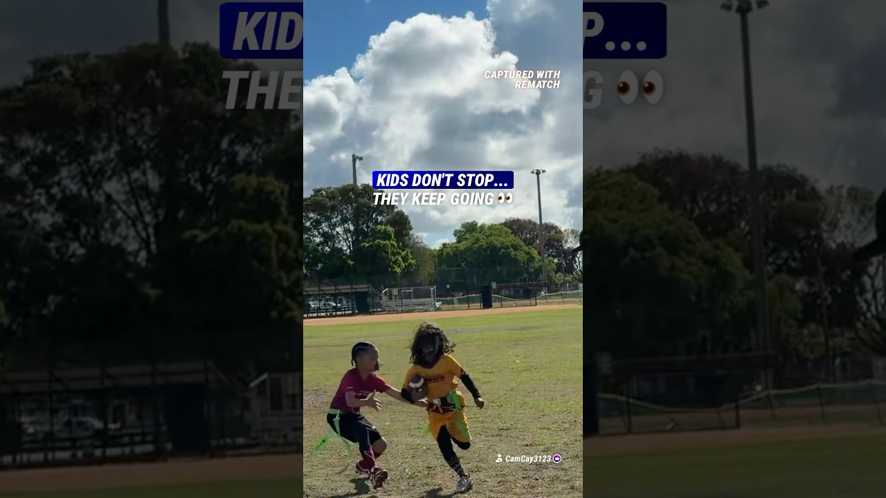 Full speed all the way 💨 #rematch #nflflag #NFL #football #kids