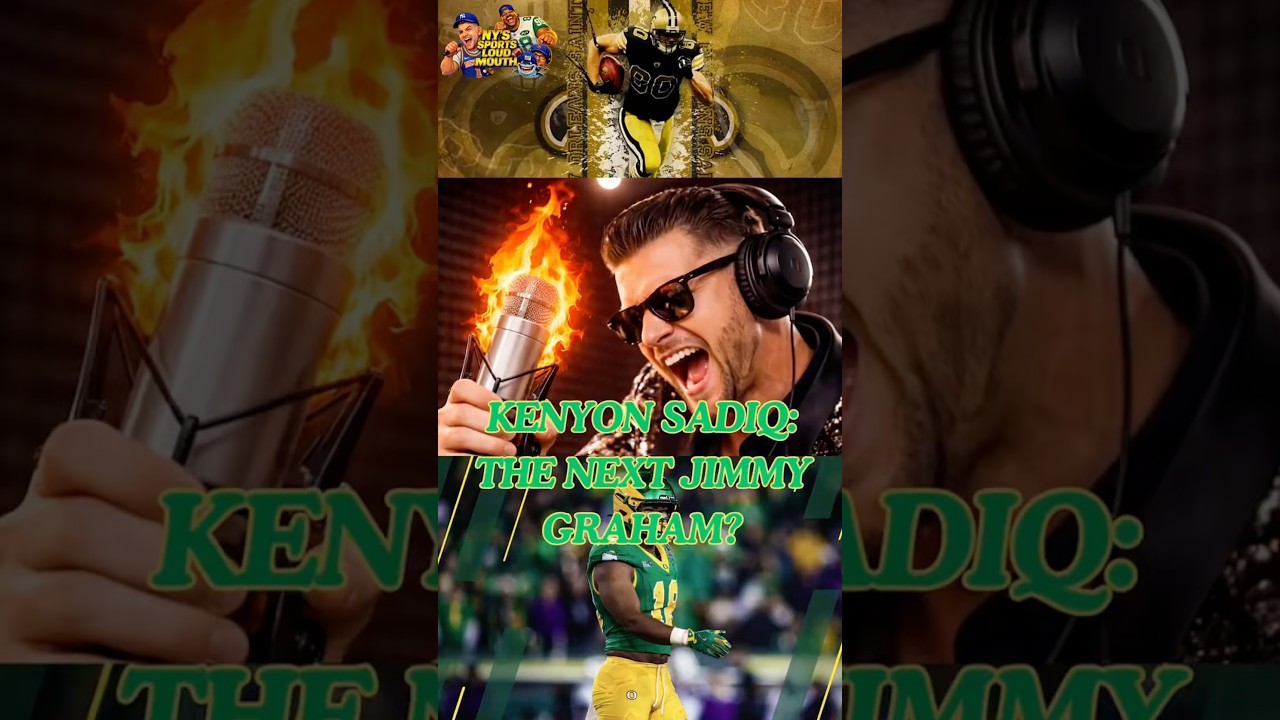 Is KENYON SADIQ the JIMMY GRAHAM of this era? #nfldraft