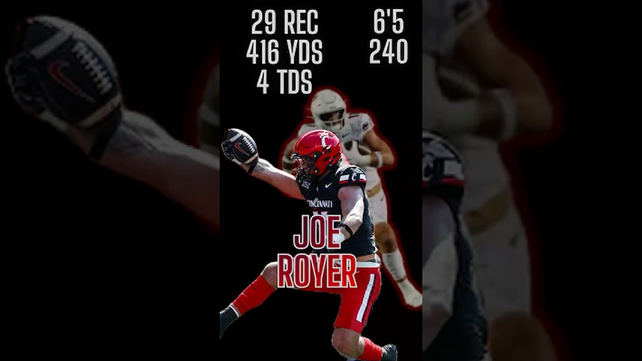 Joe Royer Prospect Profile #nfl #dynastyfantasyfootball #collegefootball