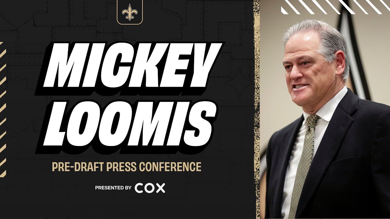 LIVE: Mickey Loomis Pre-Draft Press Conference | 2026 NFL Draft